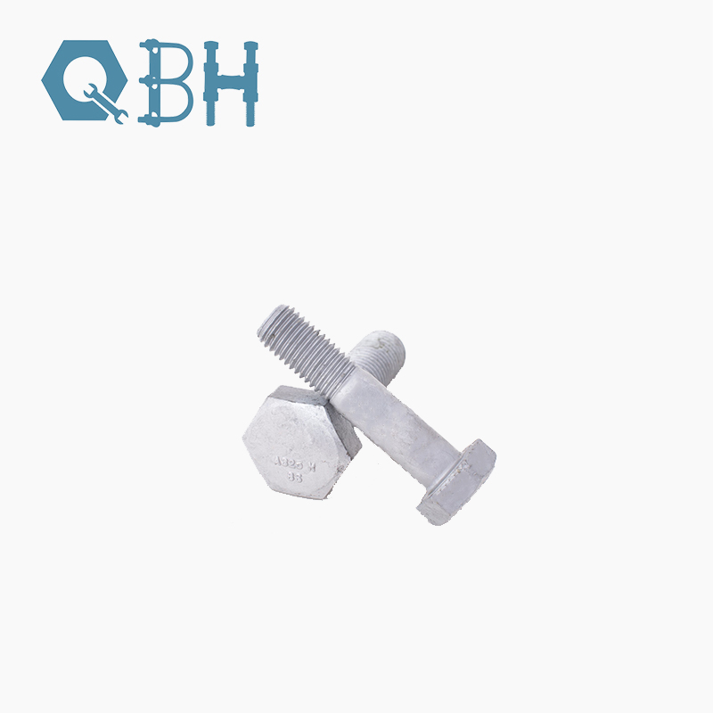ASTM A490m 뜨거운 DIP 아연 도금 무거운 육각 구조용 볼트